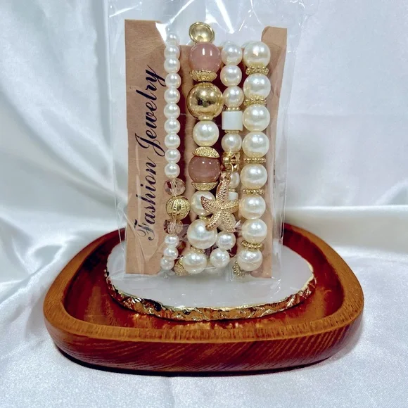 Starfish Multi Stretch Bracelets - Picture 1 of 4